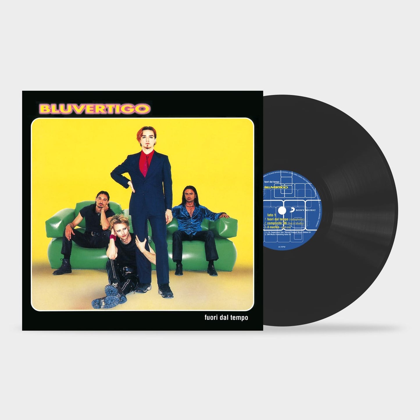 Bluvertigo - Fuori Dal Tempo (Blk) (Ita) [LP] Vinyl Record Album Cover