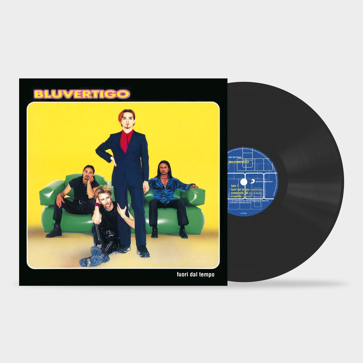 Bluvertigo - Fuori Dal Tempo (Blk) (Ita) [LP] Vinyl Record Album Cover