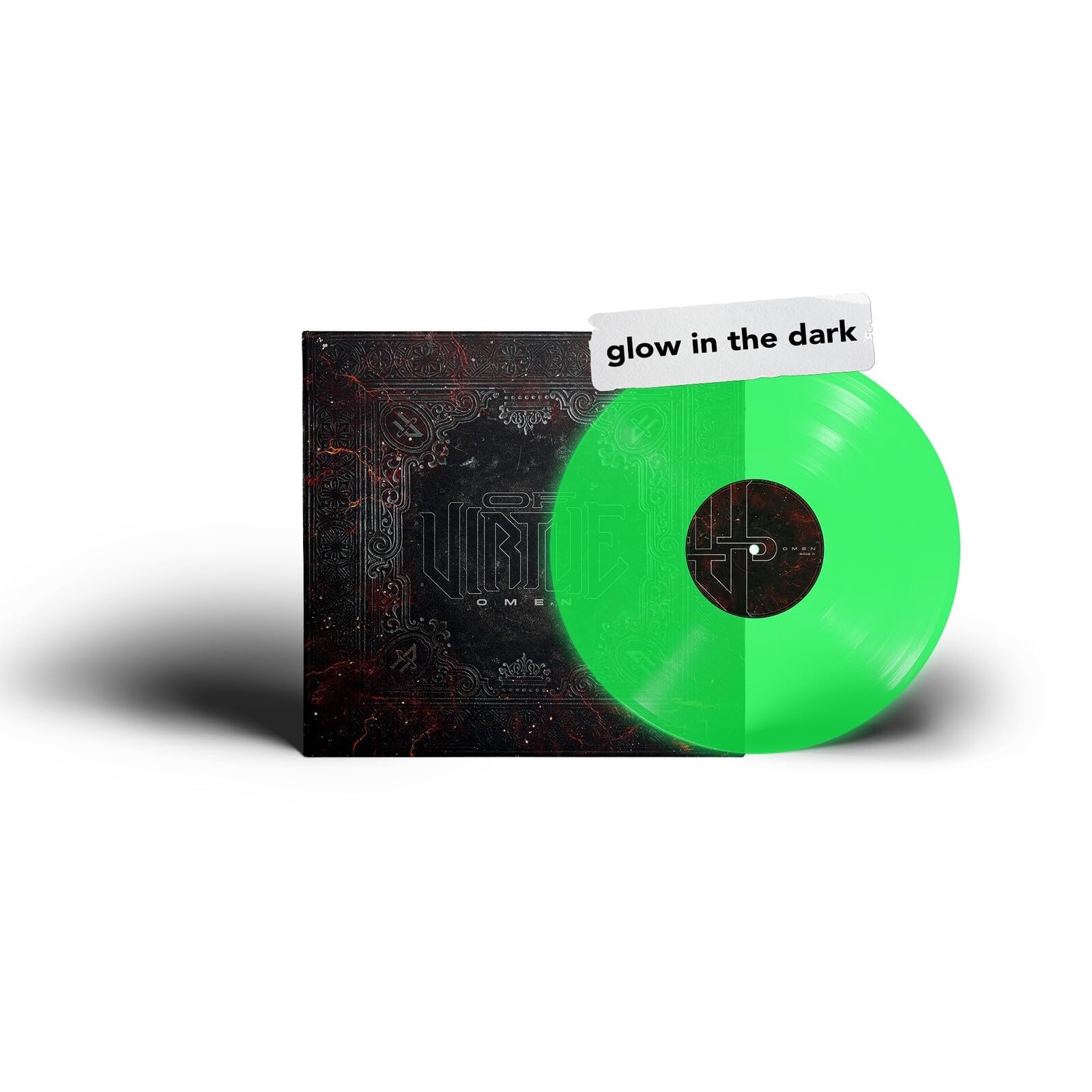 Of Virtue - Omen - Glow in the Dark Vinyl [LP] Vinyl Record Album Cover