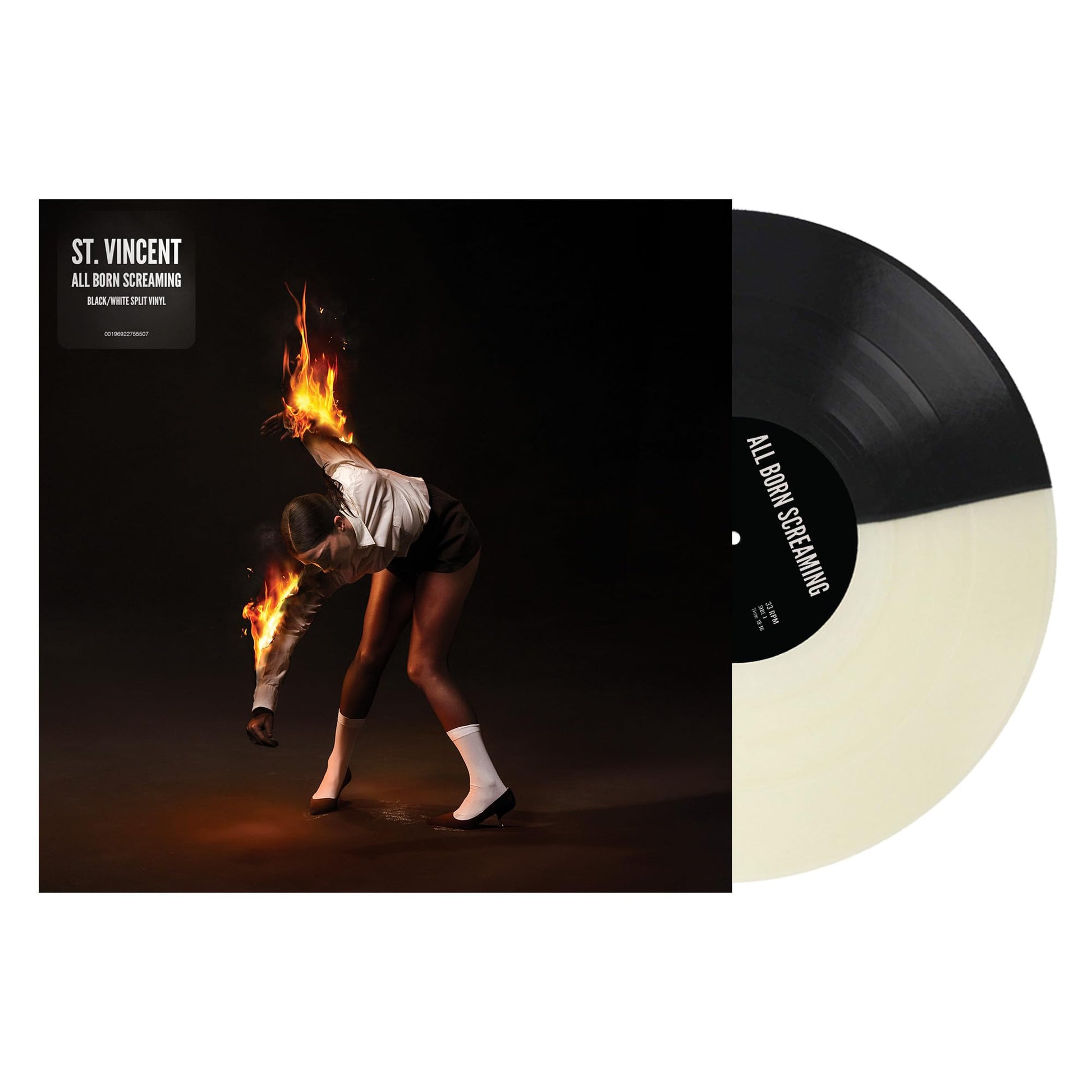 St Vincent - All Born Screaming (Blk) [Colored Vinyl] (Wht) (Can) Vinyl Record Album Cover