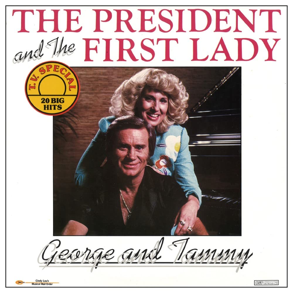 George Jones / Wynette,Tammy - The President And The First Lady [LP] Vinyl Record Album Cover