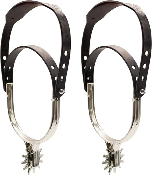 Adjustable Faux Cowboy Cowgirl Boot Spurs Plastic Spur Rodeo Gear