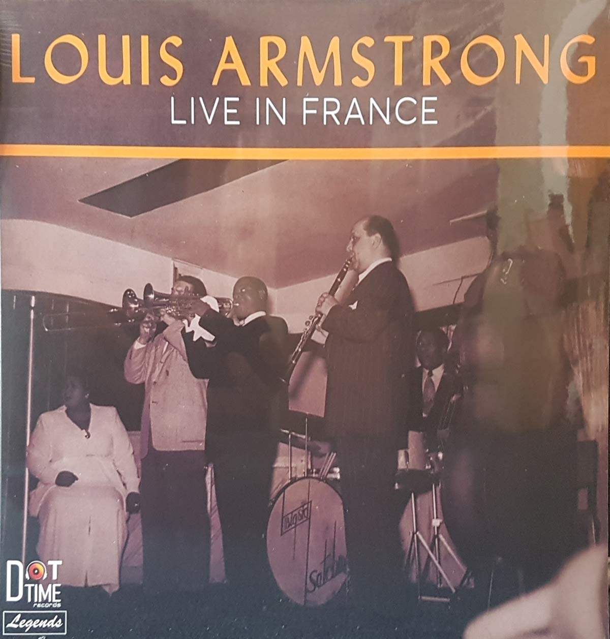 Louis Armstrong - Live In France 1948 [LP] Vinyl Record Album Cover