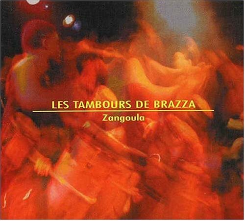 the album cover for Les Tambours Du Brazza - Zangoula