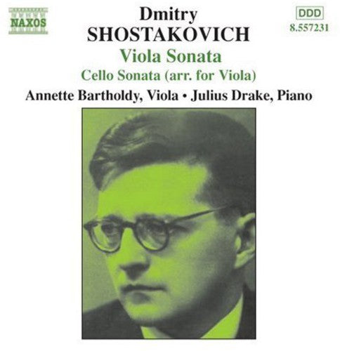 Shostakovich / Bartholdy / Drake - Viola Sonata / Cello Santa Arr For Viola - Music CD