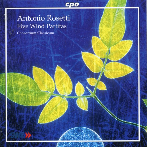 the album cover for Consortium Classicum - Five Wind Partitas