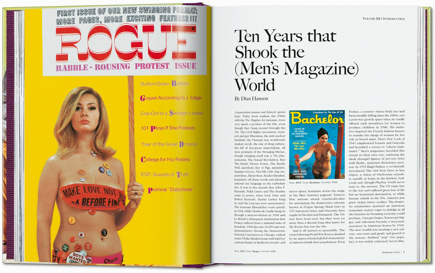 Dian Hanson’s: The History of Men’s Magazines. Vol. 3: 1960s At the Newsstand (German, French, English) Book