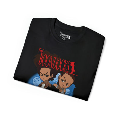 The Boondocks - Movie Poster Black Eco Mens T Shirt