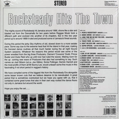 Lester Sterling, Glen Adams, Uniques, Etc. - Rocksteady Hits The Town (180g) Vinyl Record