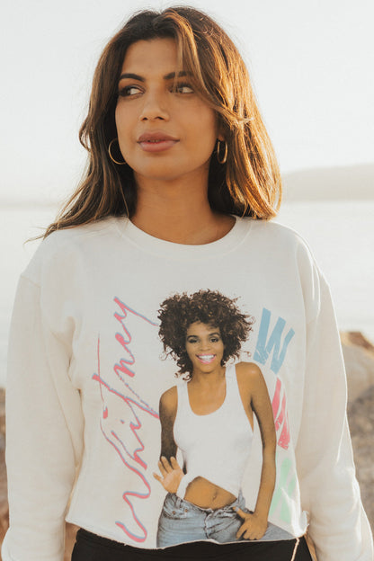 Upcycle The Voice Whitney Houston Sweatshirt