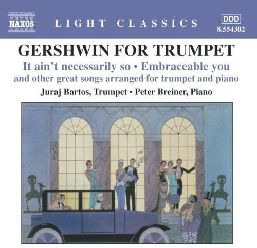 the album cover for Juray Bartos - Gershwin for Trumpet