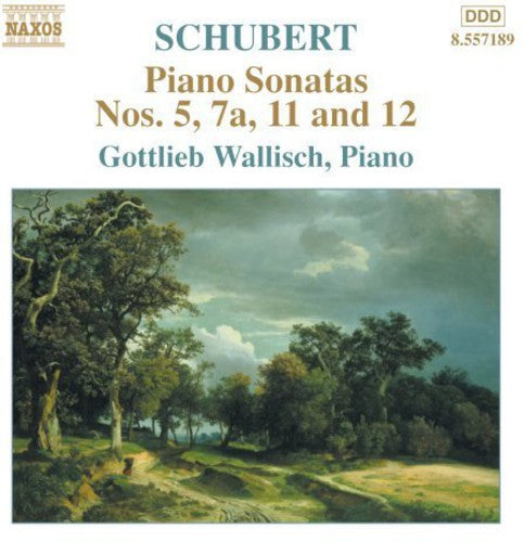 the album cover for Gottlieb Wallisch - Piano Sonatas 5 7A 11 & 12