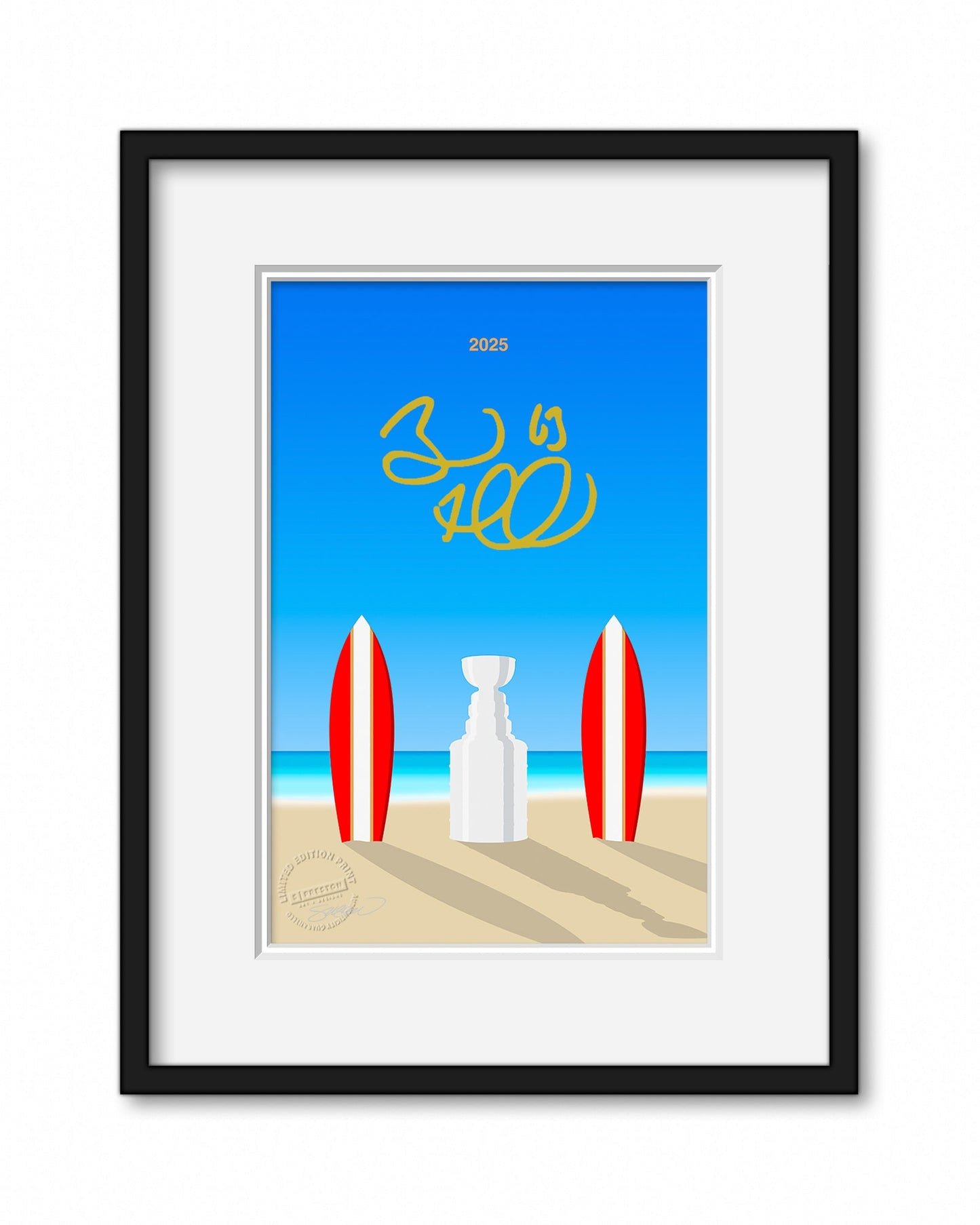 Minimalist Stanley Cup 2025 Limited Edition Art Print
