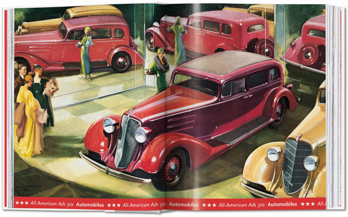 All-American Ads of the 30s (German, French, English) Book