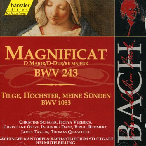 Bach / Schafer / Verebics / Oelze / Rilling - Magnificat In D Major - Music CD