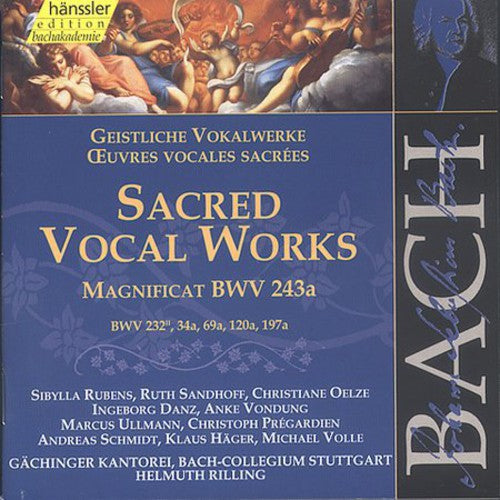 Bach / Gachinger Kantorei / Rilling - Sacred Vocal Music - Music CD