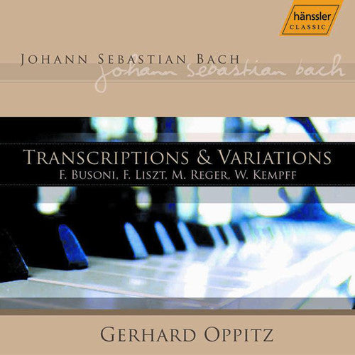 Bach / Oppitz - Transcriptions & Variations - Music CD