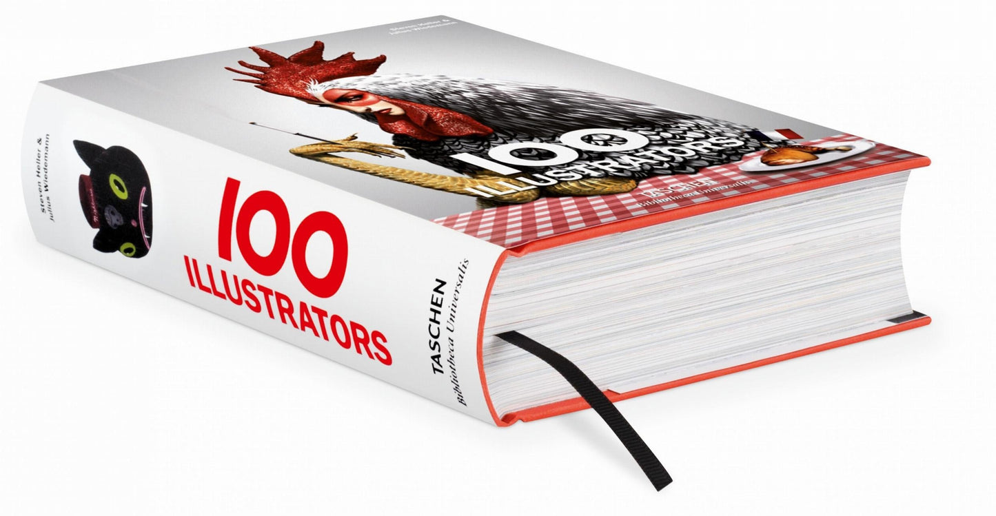 100 Illustrators (German, French, English) Book
