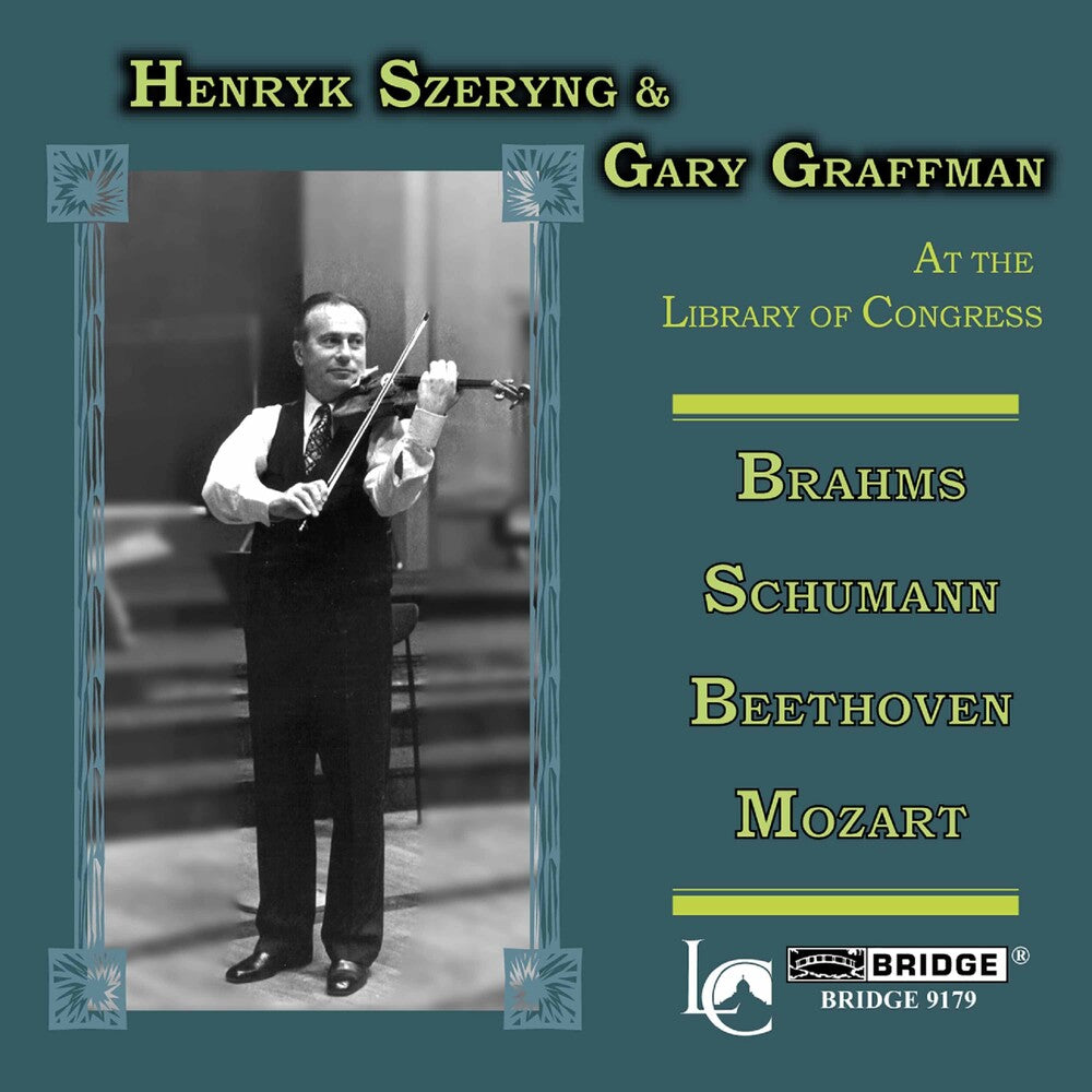 the album cover for Gary Graffman - Great Performances from the Library of Congress 22