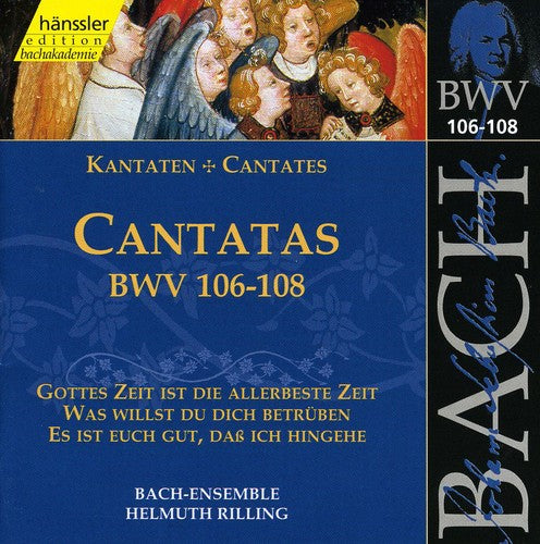 Bach / Gachinger Kantorei / Rilling - Sacred Cantatas Bwv 106-108 - Music CD