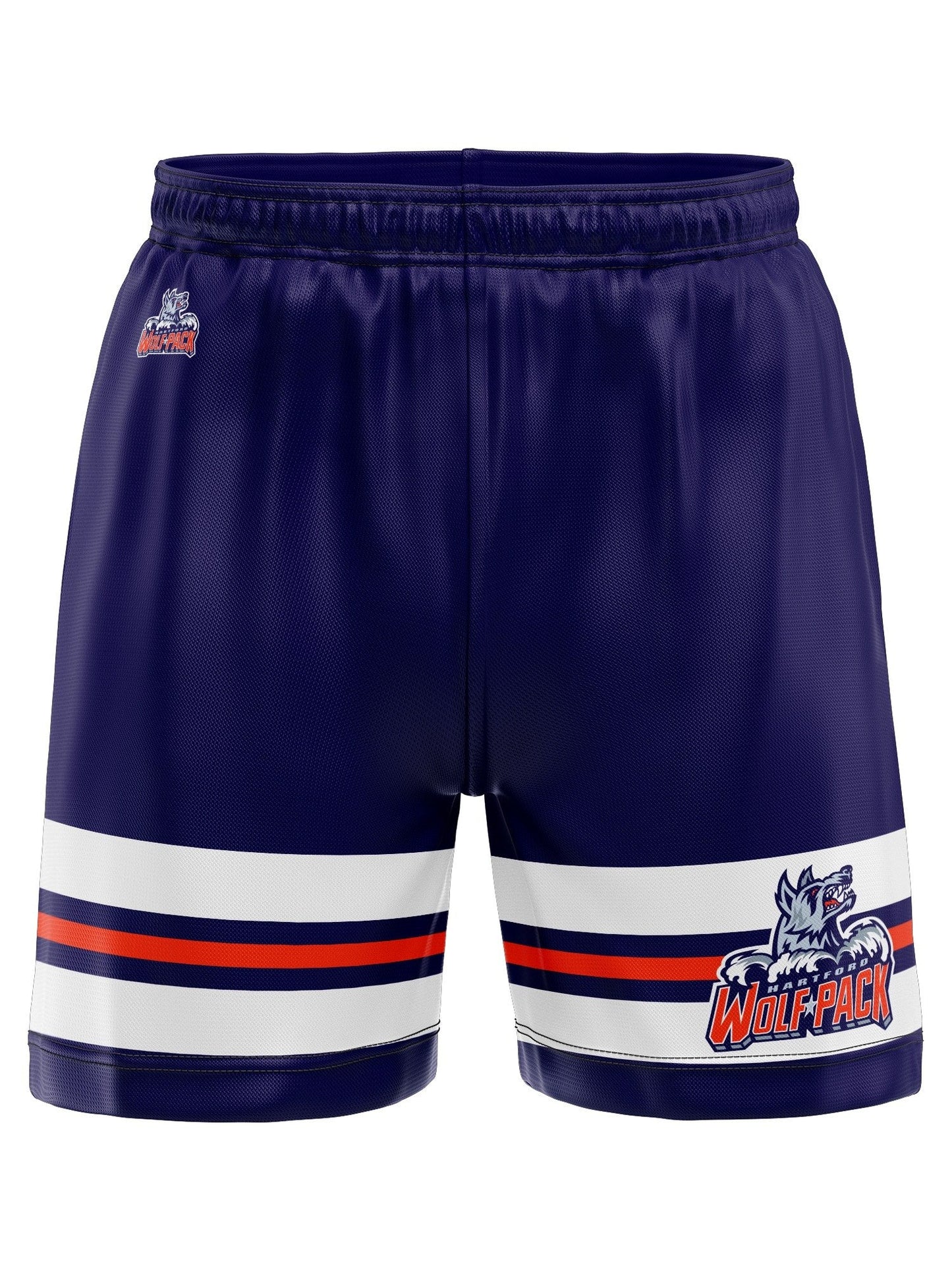 Hartford Wolf Pack Blue Alternate Hockey Shorts