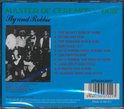 Sly & Robbie - Master Of Ceremony Dub Music CD