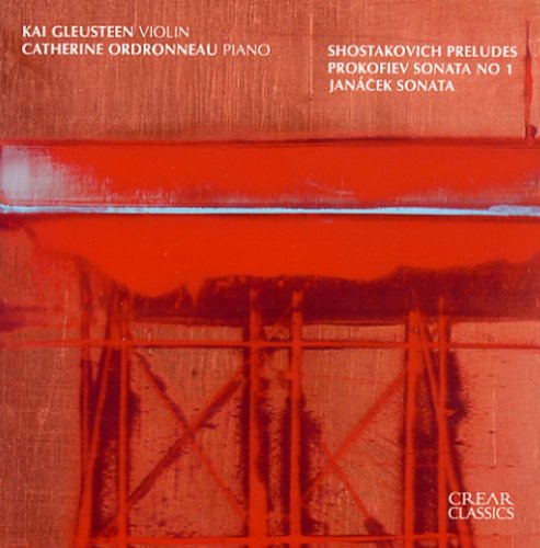 Janacek / Prokofiev / Shostakovich / Gleusteen - Violin Sonatas / 19 Preludes From Op 34 - Music CD