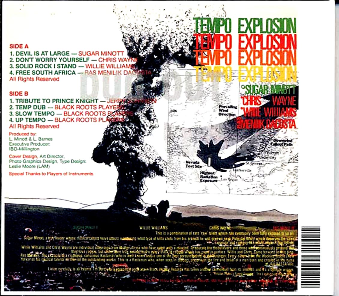 Sugar Minott, Willie Williams, Black Roots Players - Tempo Explosion (rhythm: "Tenor Saw - Fever (AKA Tempo)") Music CD