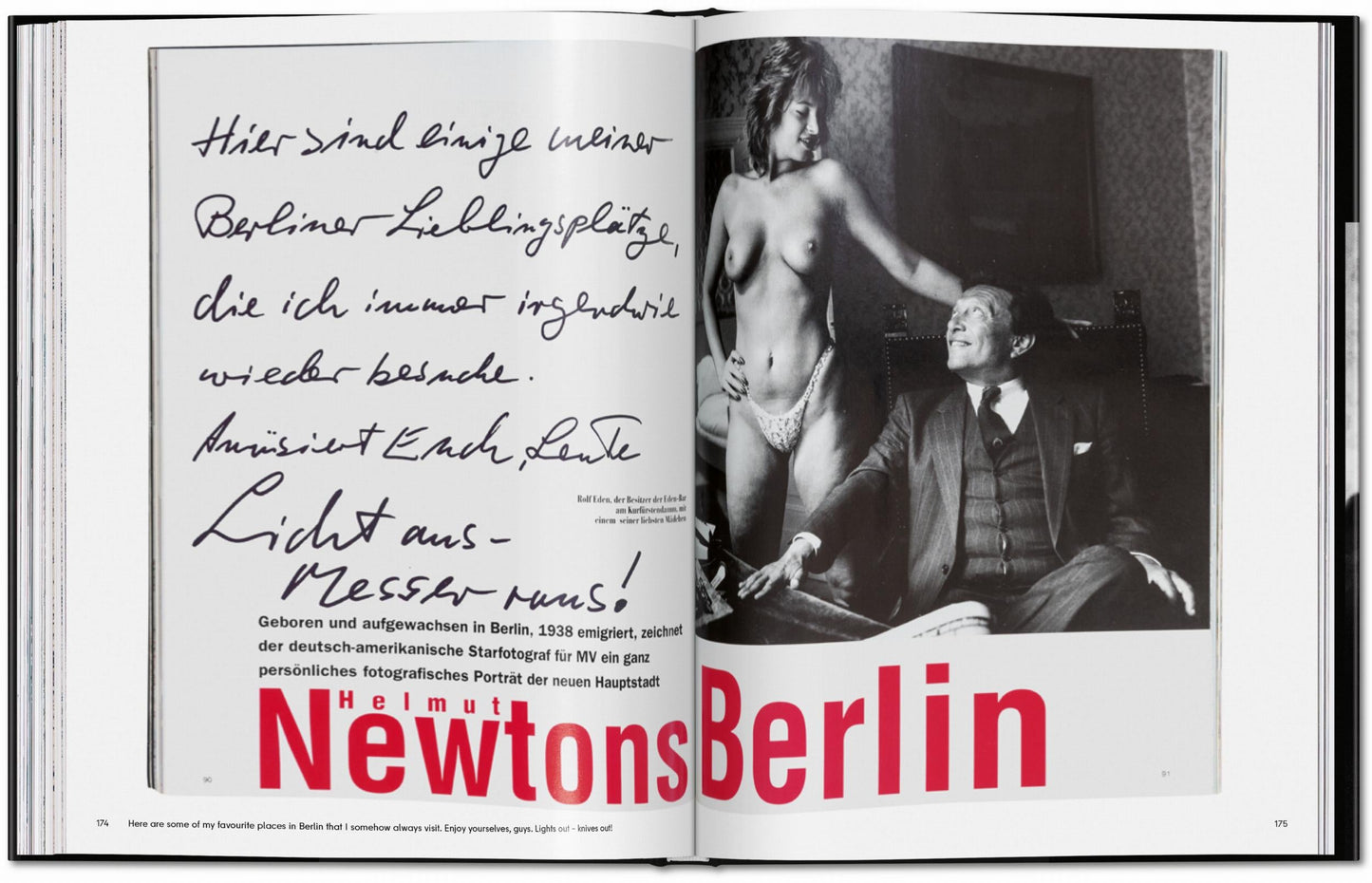 Helmut Newton. Berlin, Berlin (German, French, English) Book