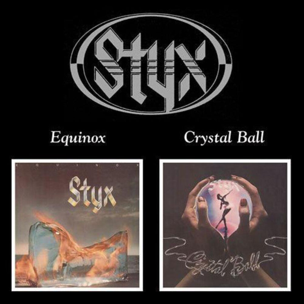 the album cover for Styx - Equinox/Crystal Ball [Import]