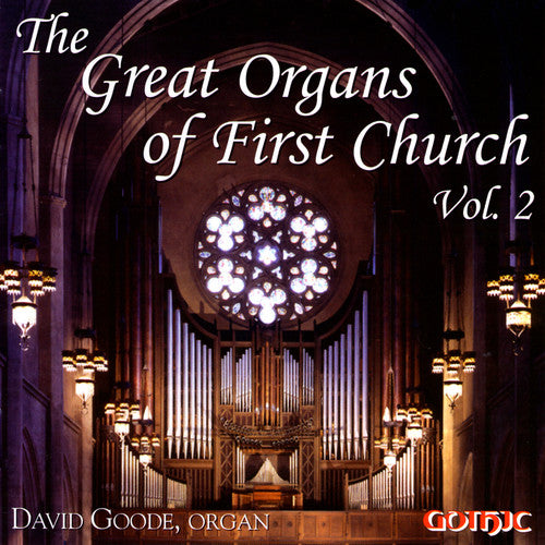 Goode,david - Great Organs Of First Church 2 - Music CD