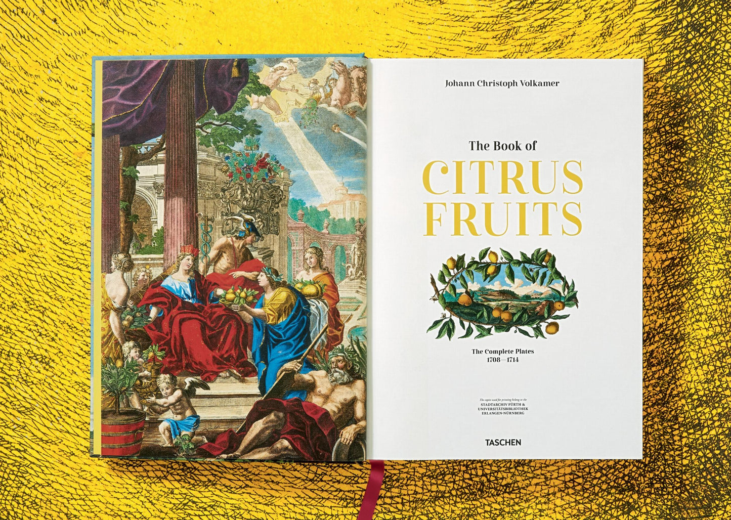 J. C. Volkamer. The Book of Citrus Fruits (German, French, English) Book
