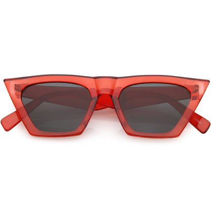 Women's Retro Oversize Wide Pointed Cat Eye Sunglasses C921
