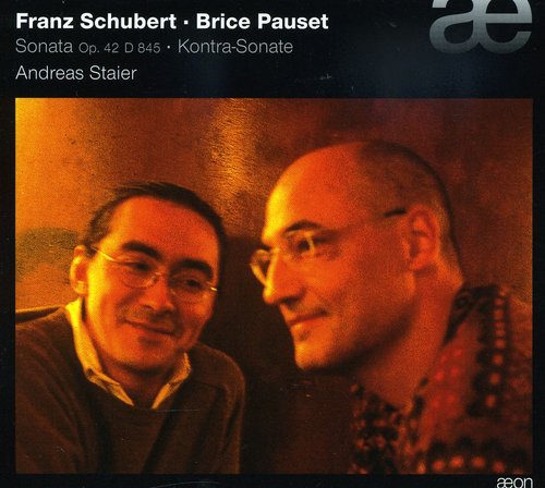 the album cover for Andreas Staier - Piano Sonata Op 42 D845 / Kontra-Sonate