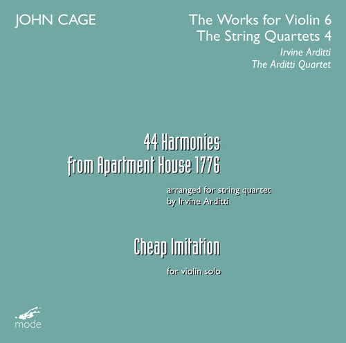 the album cover for Arditti Quartet - Cheap Imitation / Harmonies Apartment House 1776