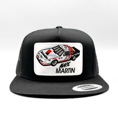 Mark Martin Nascar Racing Snapback Trucker Hat Black