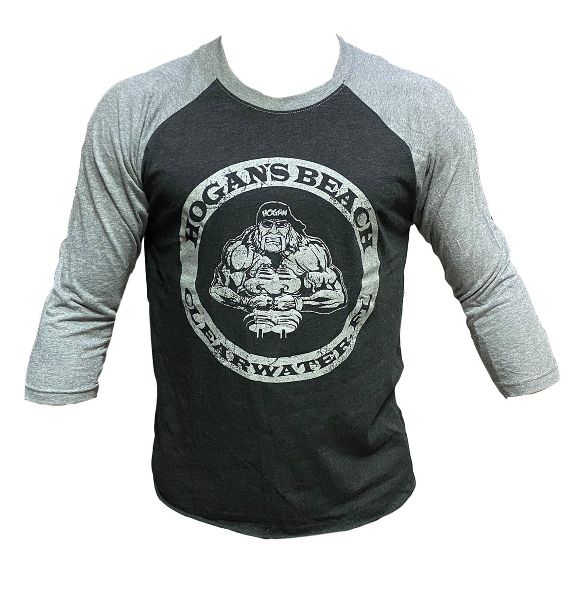 Hogans Beach Shop Half Sleeve Gray Adult T-Shirt
