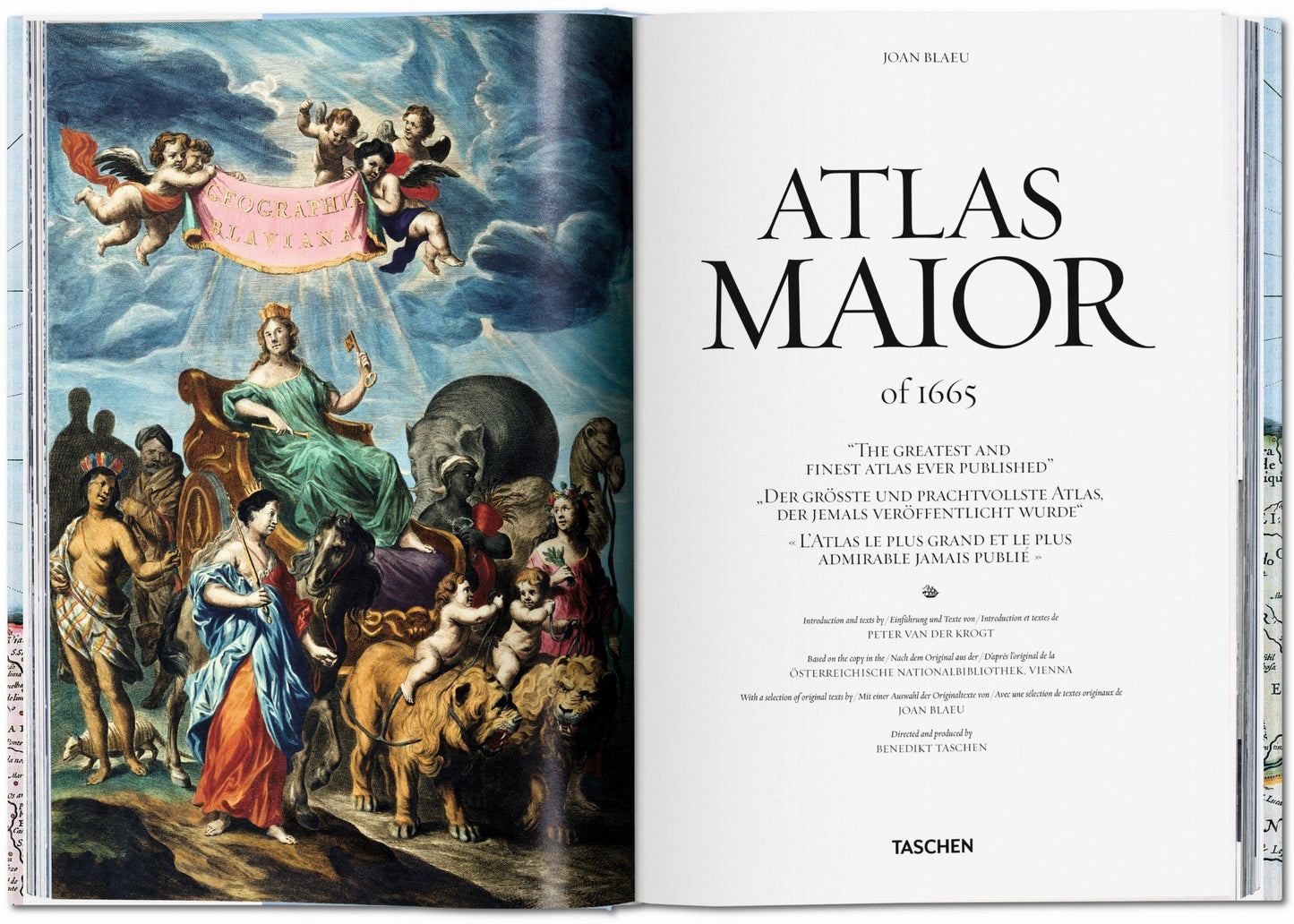 Joan Blaeu. Atlas Maior of 1665 (German, French, English) Book