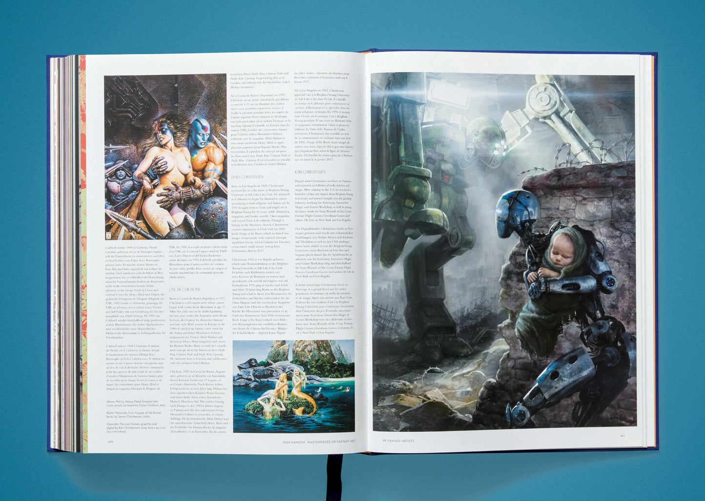 Masterpieces of Fantasy Art (German, French, English) Book