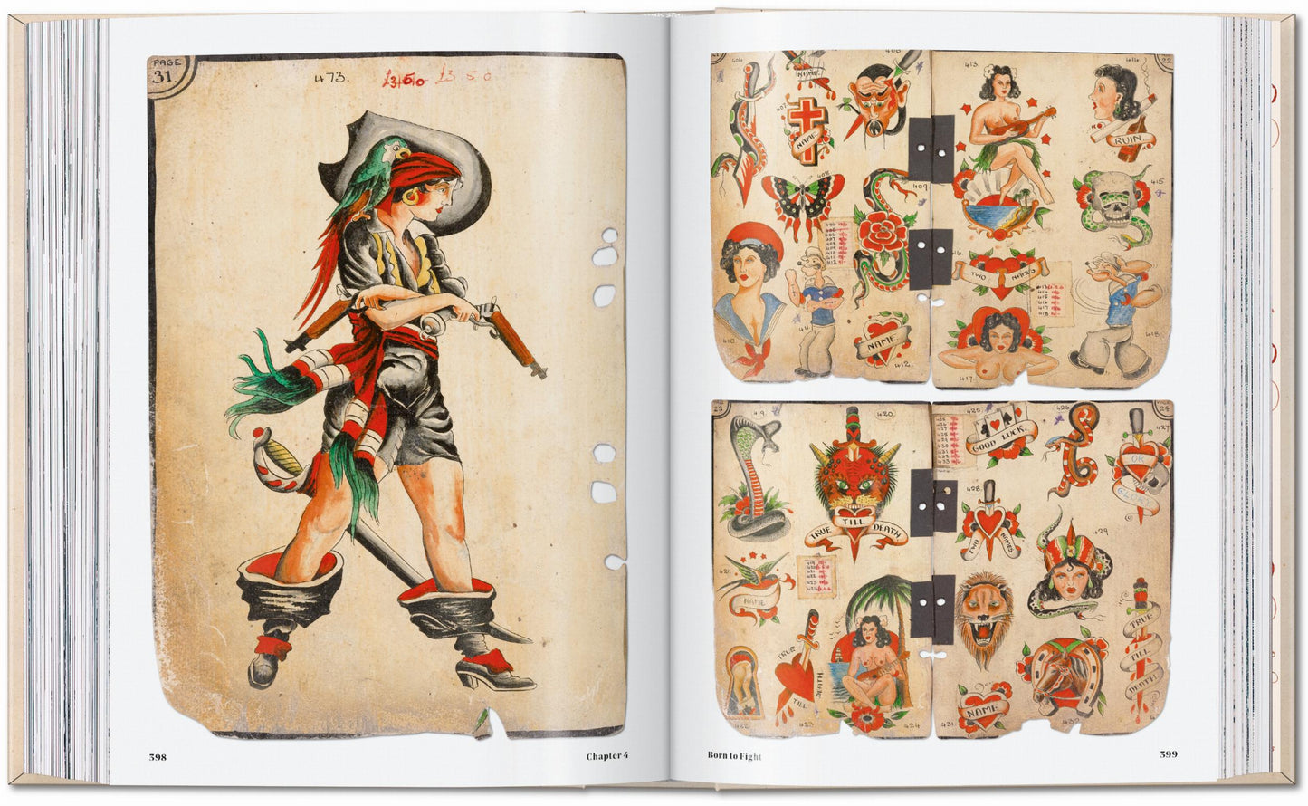TATTOO. 1730s-1970s. Henk Schiffmacher’s Private Collection. 45th Ed. (German, French, English) Book