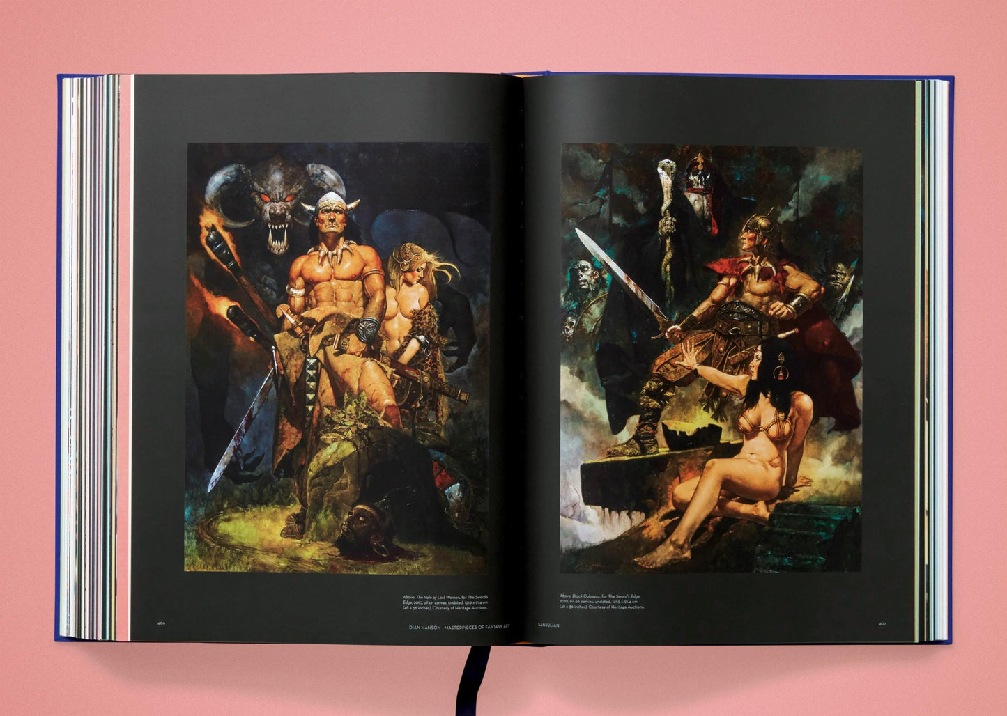 Masterpieces of Fantasy Art (German, French, English) Book