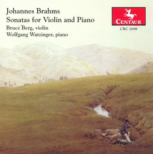 the album cover for J. BRAHMS - Sonatas for Violin & Piano