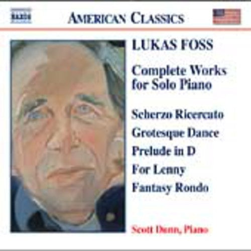 the album cover for L. FOSS - Complete Works for Solo Piano