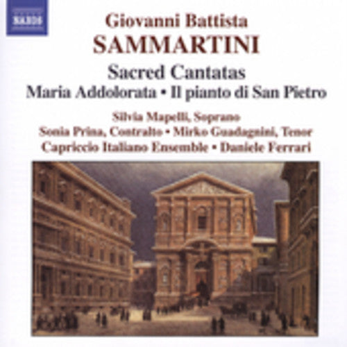 the album cover for Daniele Ferrari - Sacred Cantatas