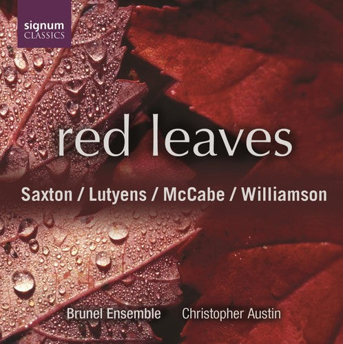 the album cover for Brunel Ensemble - Red Leaves