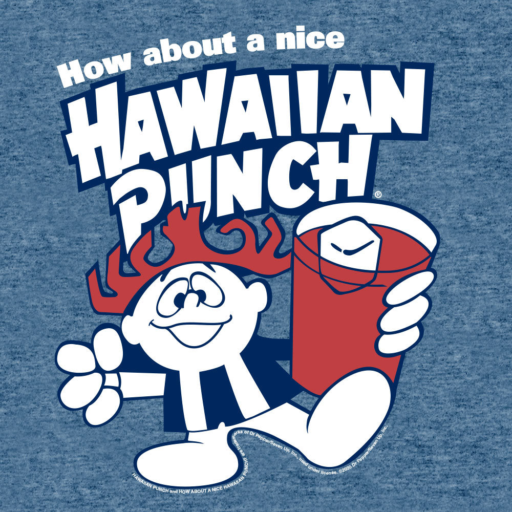 How About a Nice Hawaiian Punch Retro Punchy Mens T Shirt Officially Licensed Cabo Blue