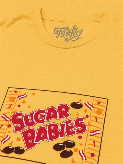 Sugar Babies Caramel Candy Mens T Shirt Officially Licensed Banana Yellow