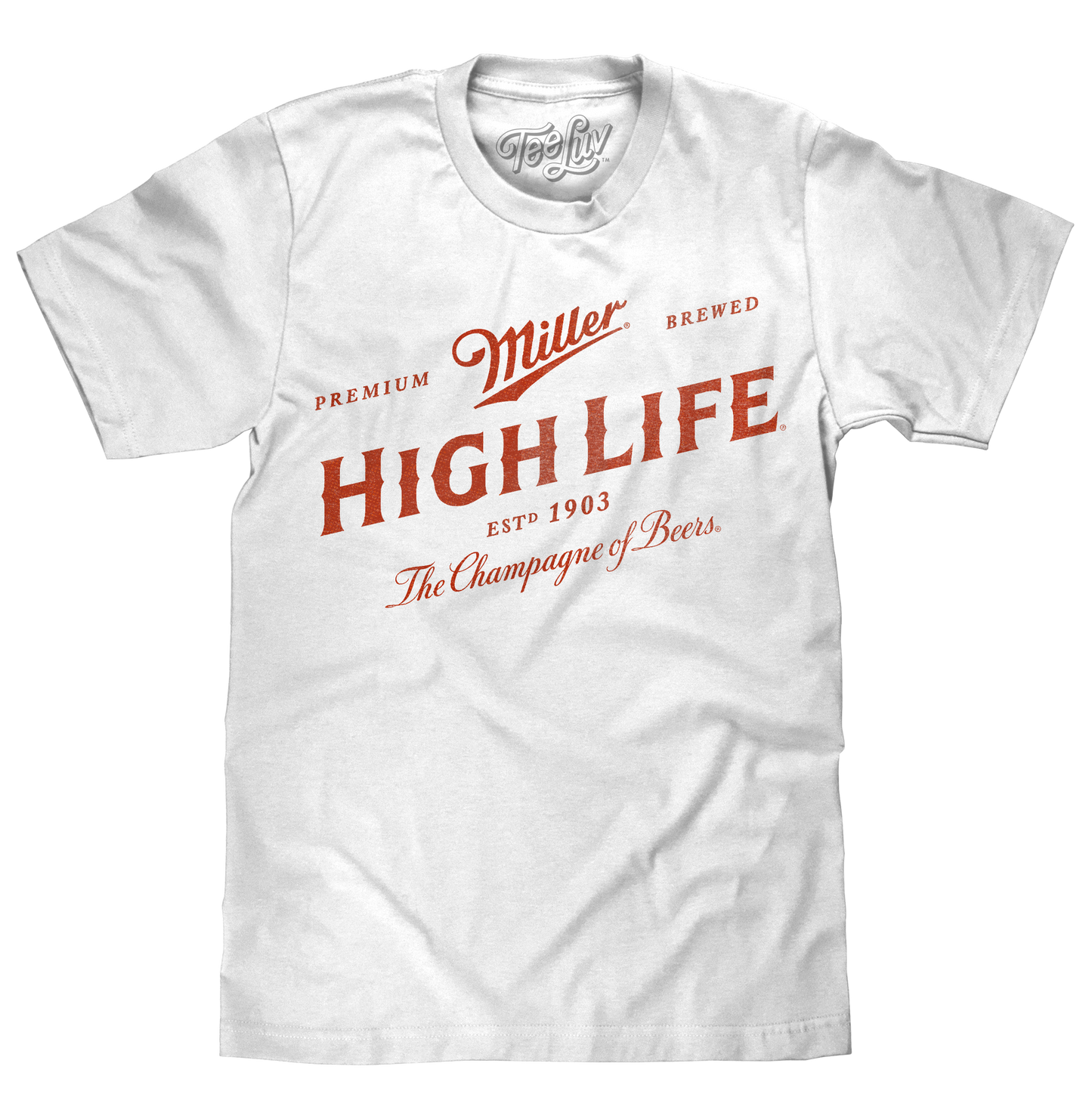 Miller High Life Beer T-Shirt - White