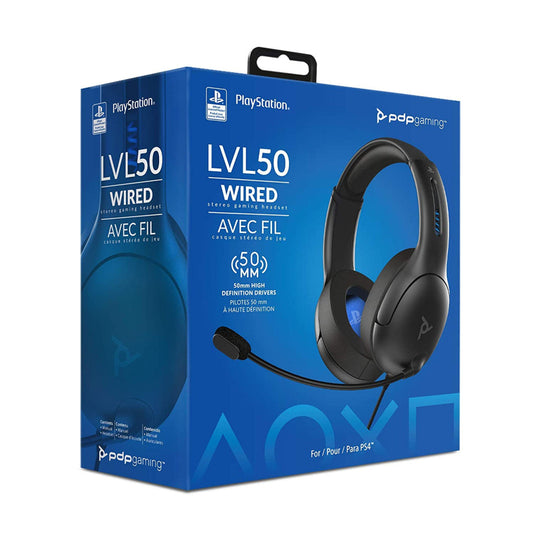 PDP - PS4 / PS5 Wired Stereo Headset LVL50 Black PDP