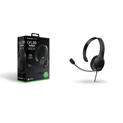 PDP - Xbox Wired Chat Headset LVL30 Black - PDP